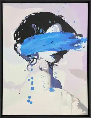 maedchen blau